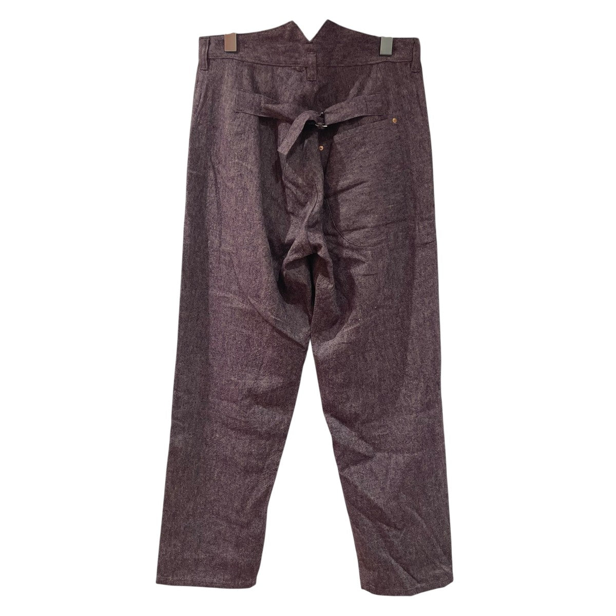 【極美品】URU 19AW WOOL CHECK WIDE PANTS URU(ウル) WOOL CHECK WIDE PANTSチェックパンツ19FUP09 19FUP09