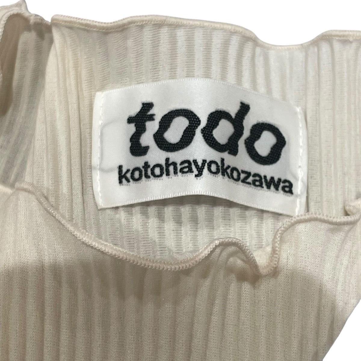 todo kotohayokozawa ショートスリーブドレス半袖ワンピース 古着・中古-6枚目のアイテム画像