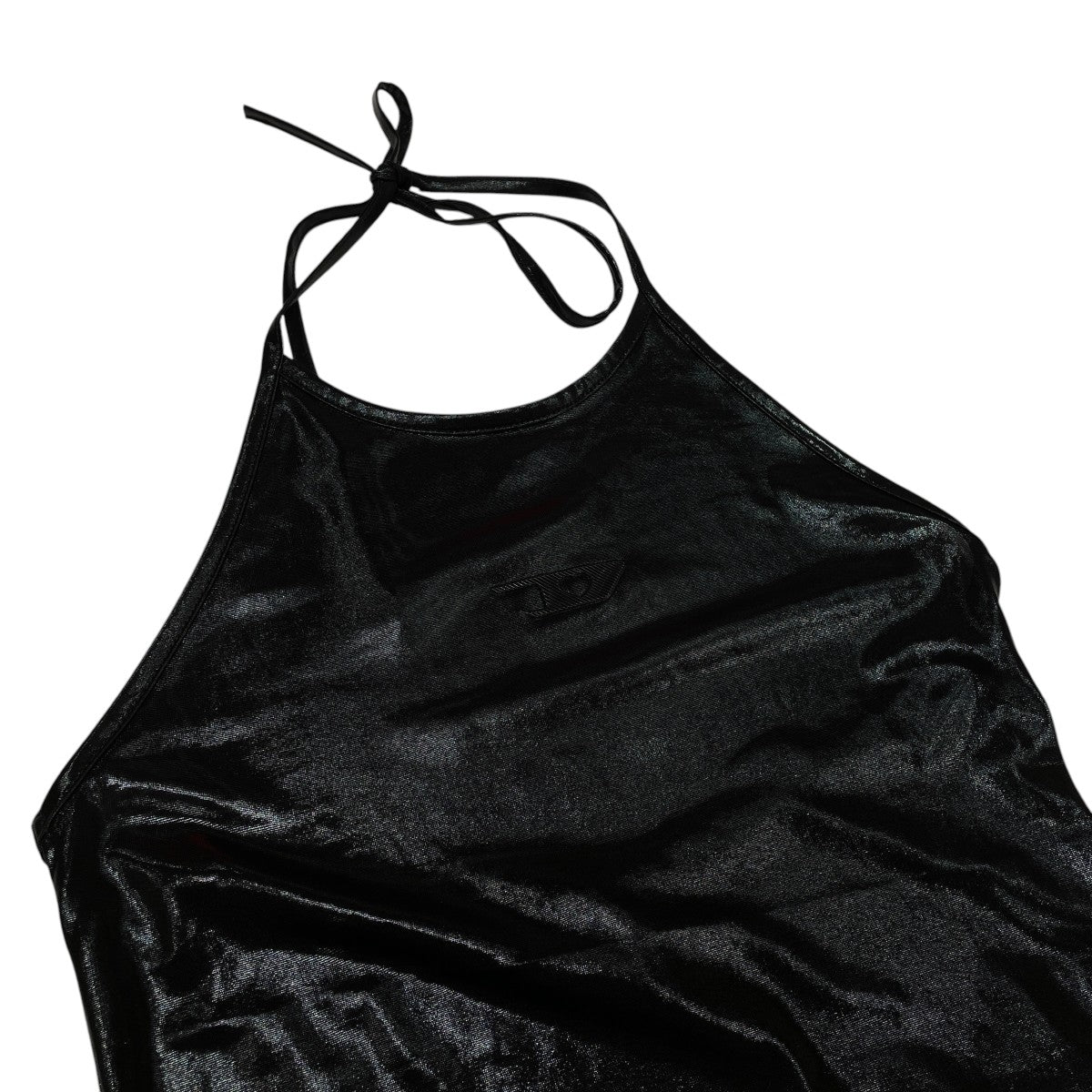 Halterneck top with foil coatingキャミソールT-SALILA-00