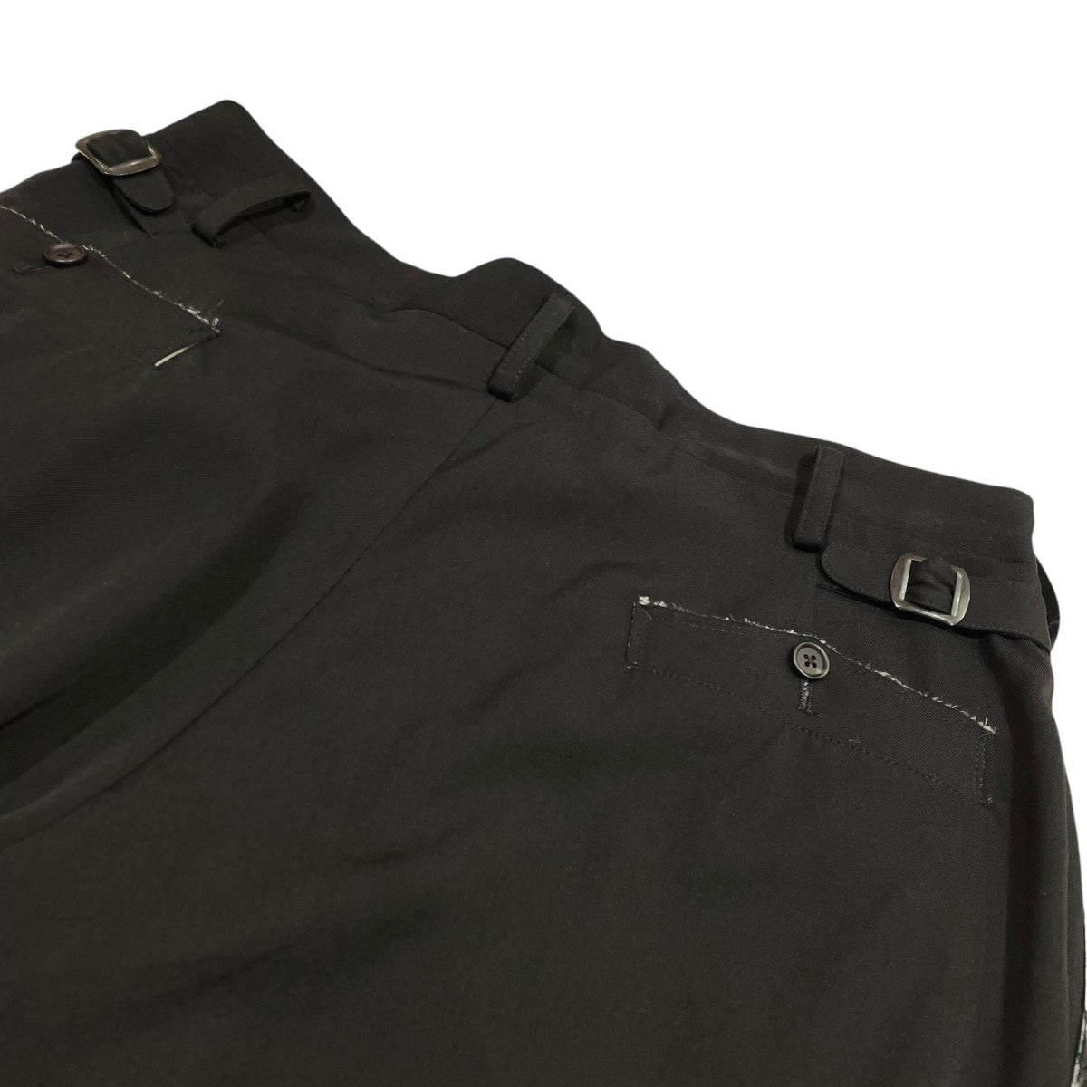 S'YTE GABARDINE CULOTTE PANTS ヨウジヤマモト s'yte(サイトヨウジヤマモト) WASHER FINISHED WOOL GABARDINE 2