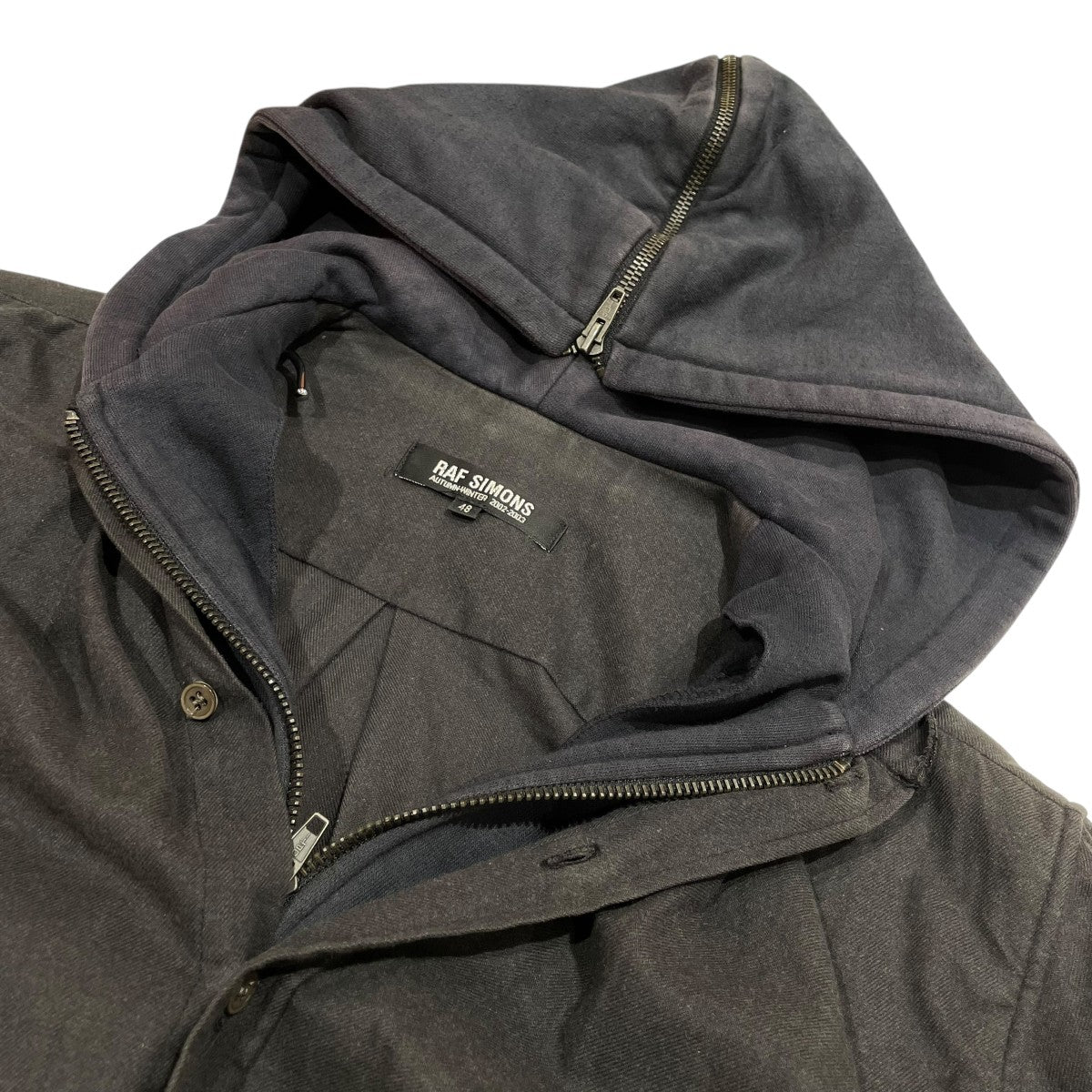 RAF SIMONS(ラフシモンズ) 02AWVirginia Creeper期パーカー ブラック