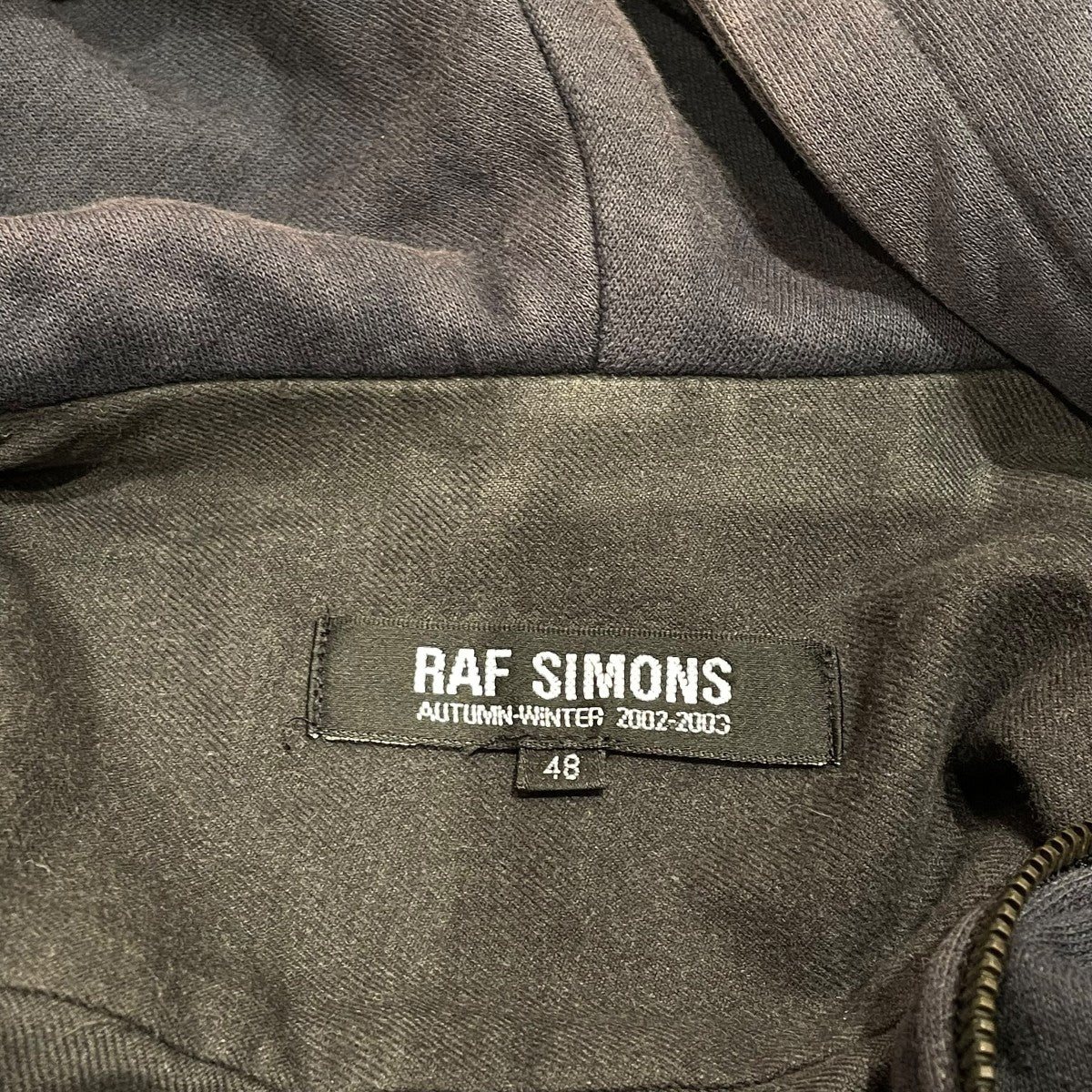 RAF SIMONS(ラフシモンズ) 02AWVirginia Creeper期パーカー ブラック