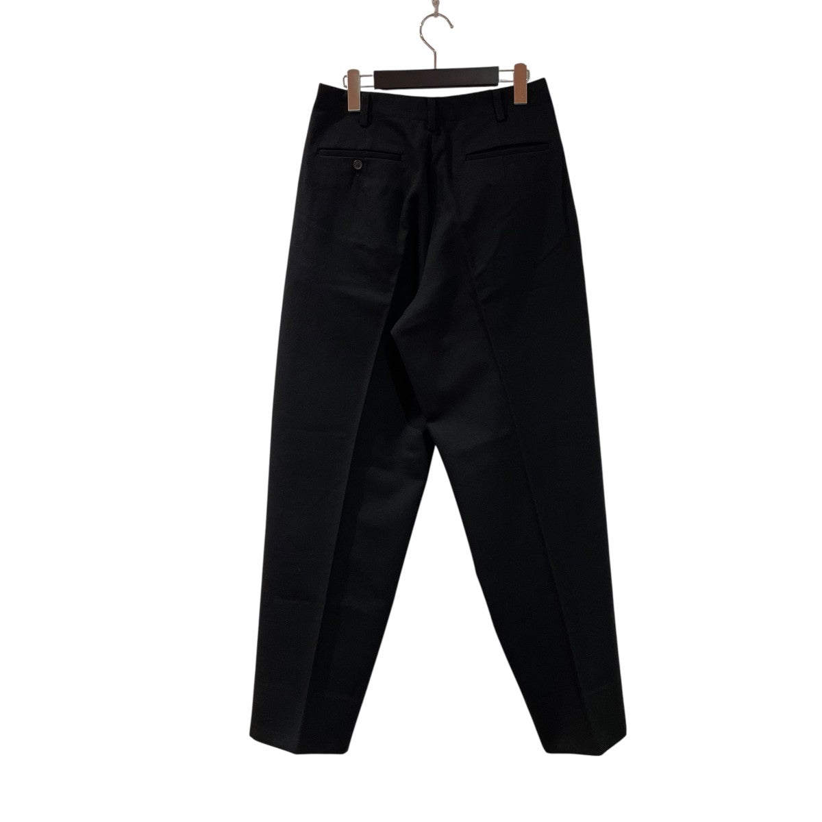 Y's for men ワイズフォーメン スラックス 黒 2200625F0024 Y's for men-ワイズフォーメン】GARMENT DYED KATSURAGI PANTS