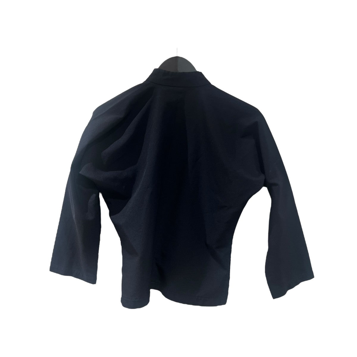 トリココムデギャルソン tricot COMME des GARCONS 99AW バックドレープベロアシャツ TB-04021M ブラック サイズ： tricot COMME des GARCONS(トリココムデギャルソン) 99AWバック