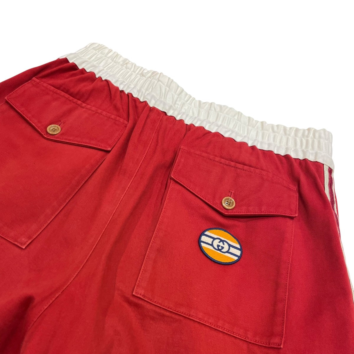 GUCCI(グッチ) 21SSコットンパンツ660067 660067 レッド サイズ