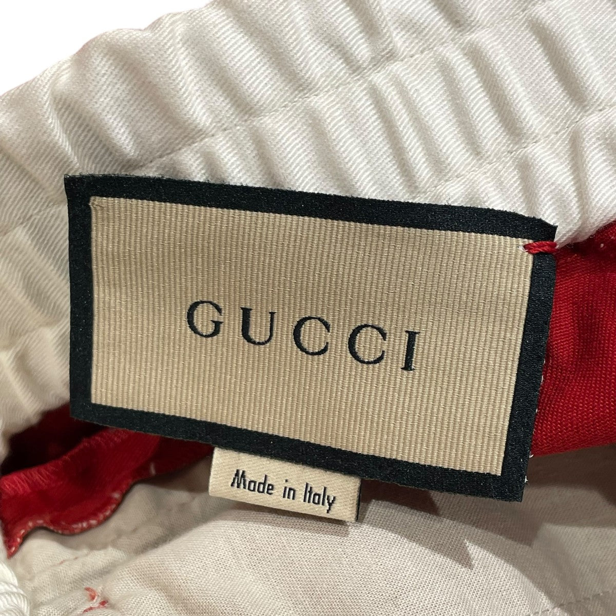 GUCCI(グッチ) 21SSコットンパンツ660067 660067 レッド サイズ