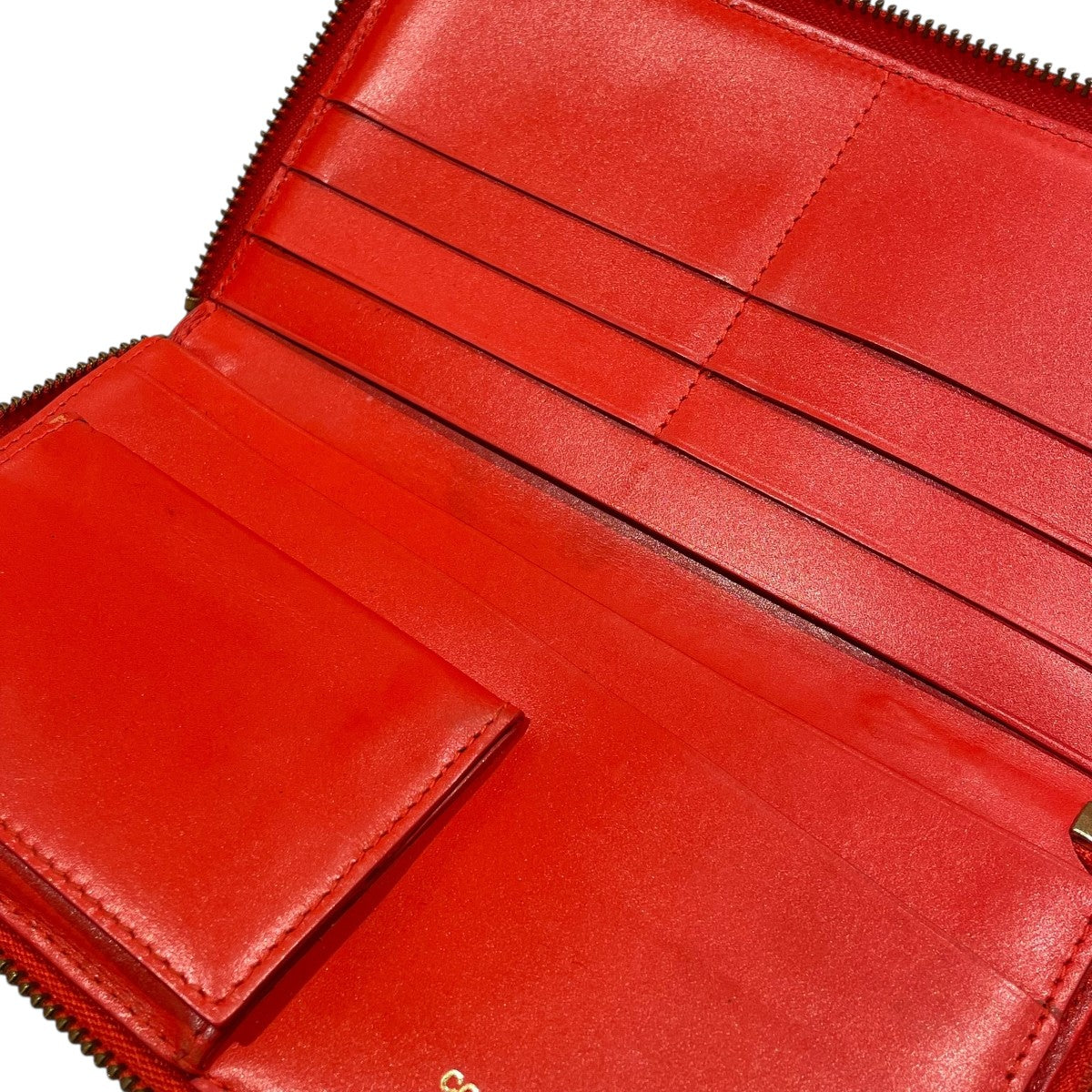 【最終価格】コムデギャルソン　長財布　used品 COMME des GARCONS(コムデギャルソン) 長財布 レッド｜【公式