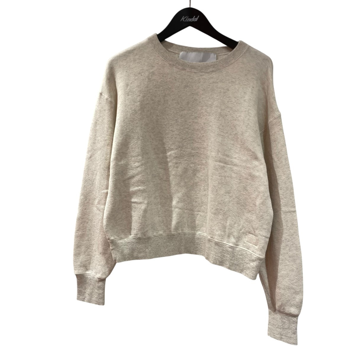 美品▲TICCA ティッカ//ウールロングシャツ 長袖　グレージュ　ゆったり 美品△TICCA ティッカ//ウールロングシャツ 長袖 グレージュ ゆったり