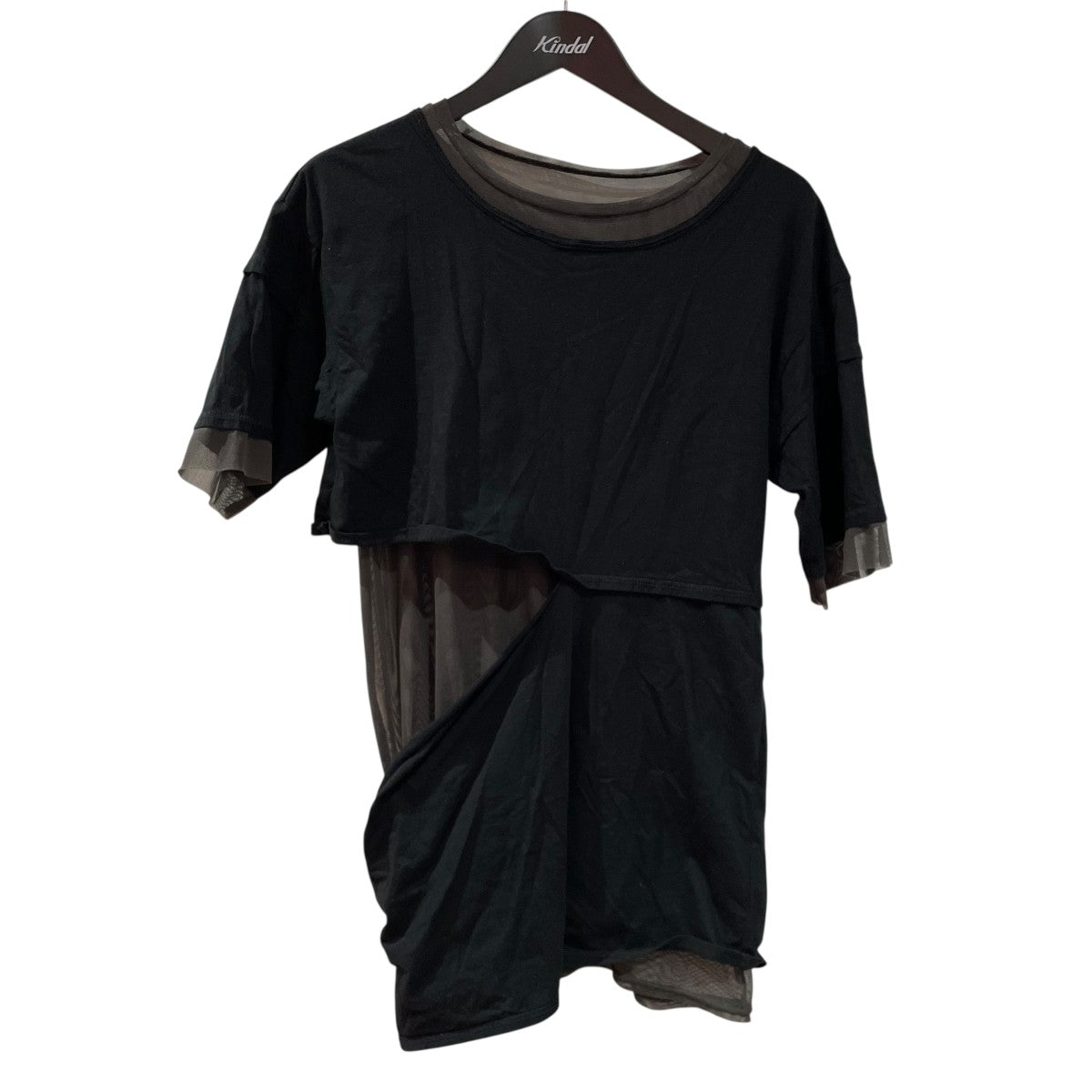 PERVERZE パーバーズ Tシャツ・カットソー F 黒 【古着】【中古】 PERVERZE（パーバーズ）パーカー 黒 サイズ:F レディース