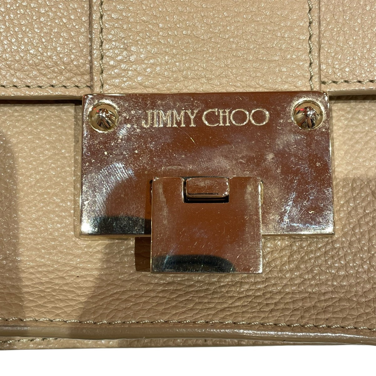 JIMMY CHOO(ジミーチュウ) ショルダーバッグ ベージュ｜【公式