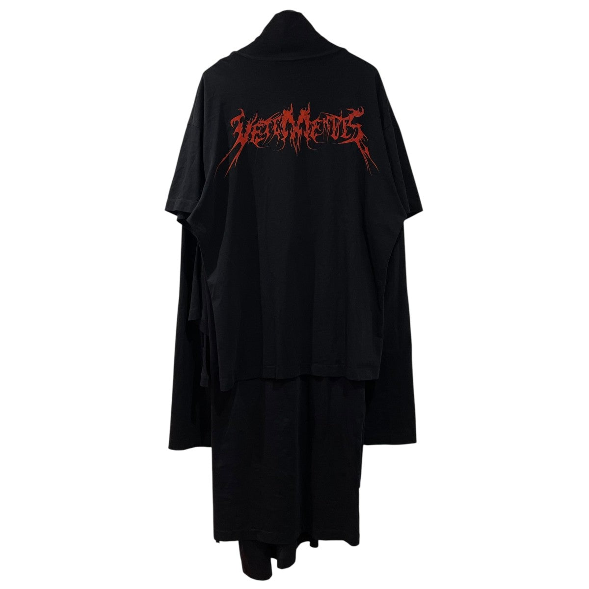 16AWSkull Layered T-Shirts DressドッキングレイヤードシャツWF17DR4