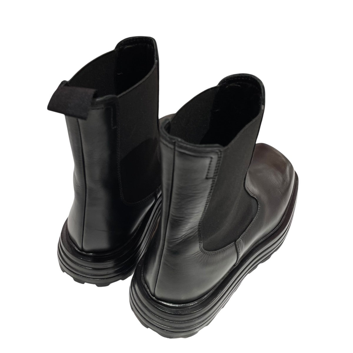 jil sander ジルサンダー チェルシー サイドゴアブーツ 40 ブラック JIL SANDER(ジルサンダー) チェルシーブーツ ブラック サイズ 40