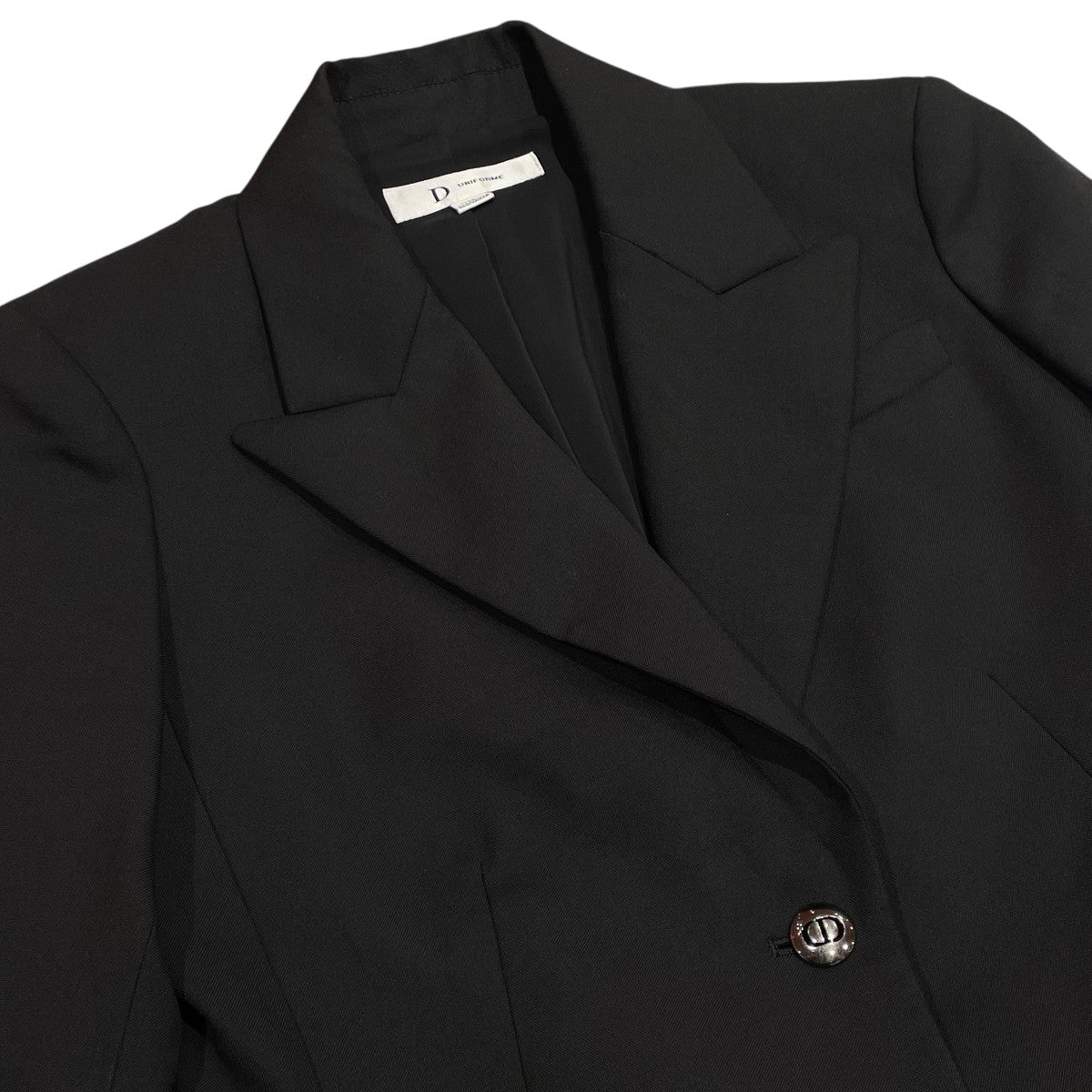 Christian Dior ブラック テーラードジャケット L DIOR(ディオール) テーラードジャケット1U1V05A1803 1U1V05A1803