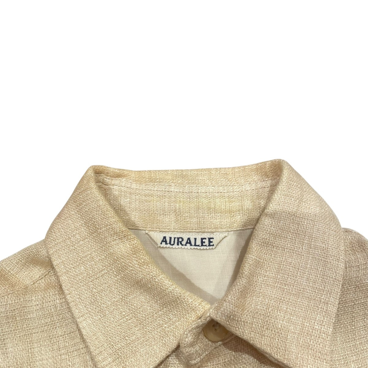 AURALEE(オーラリー) 20SSLINEN DOUBLE FACE HARF SLEEVED
