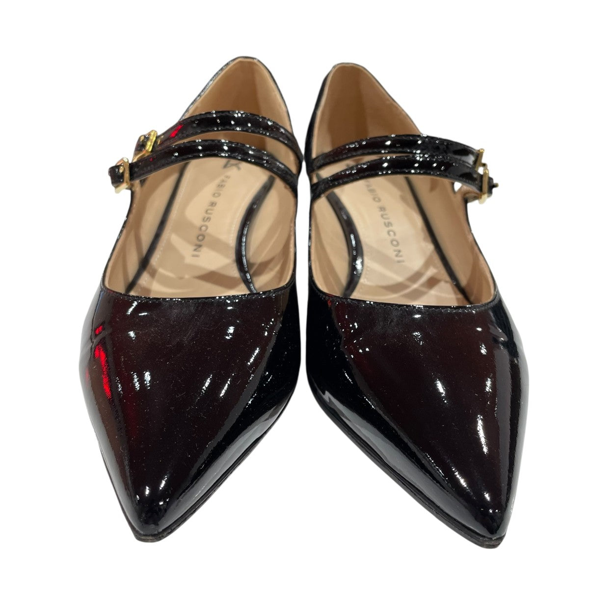FABIO RUSCONI ファビオルスコーニ＊バックル パンプス【36サイズ】 楽天市場】ファビオルスコーニ パンプス フラットパンプス