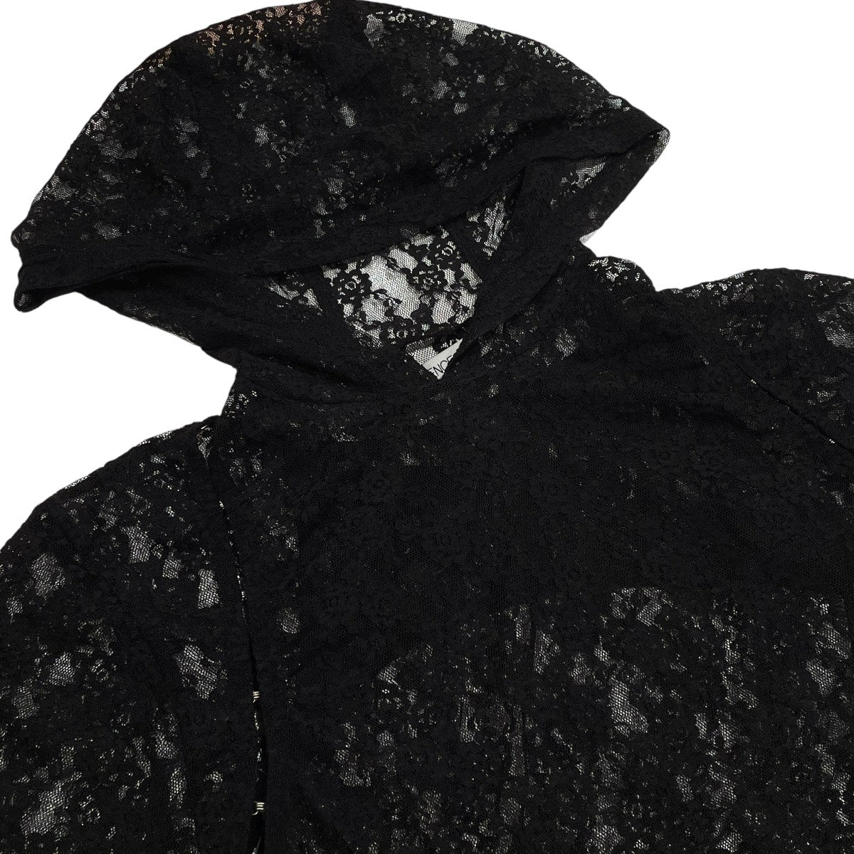 JOHN LAWRENCE SULLIVAN FLOWER LACE CUT OUT HOODIEロングスリーブカットソー5C019-0225-04 古着・中古-3枚目のアイテム画像