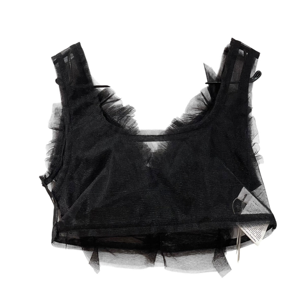 chika kisada チカキサダ　ビーズビスチェ　黒 Tulle bustier-チュールビスチェ-Chika Kisada（チカキサダ