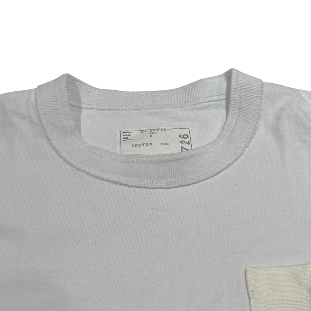 美品 サカイ カットソー carhartt 24SS ロングスリーブ 24-0726S レディース SIZE - sacai 中古 sacai×Carhartt WIP 24SSロングスリーブカットソー24-0726S 24