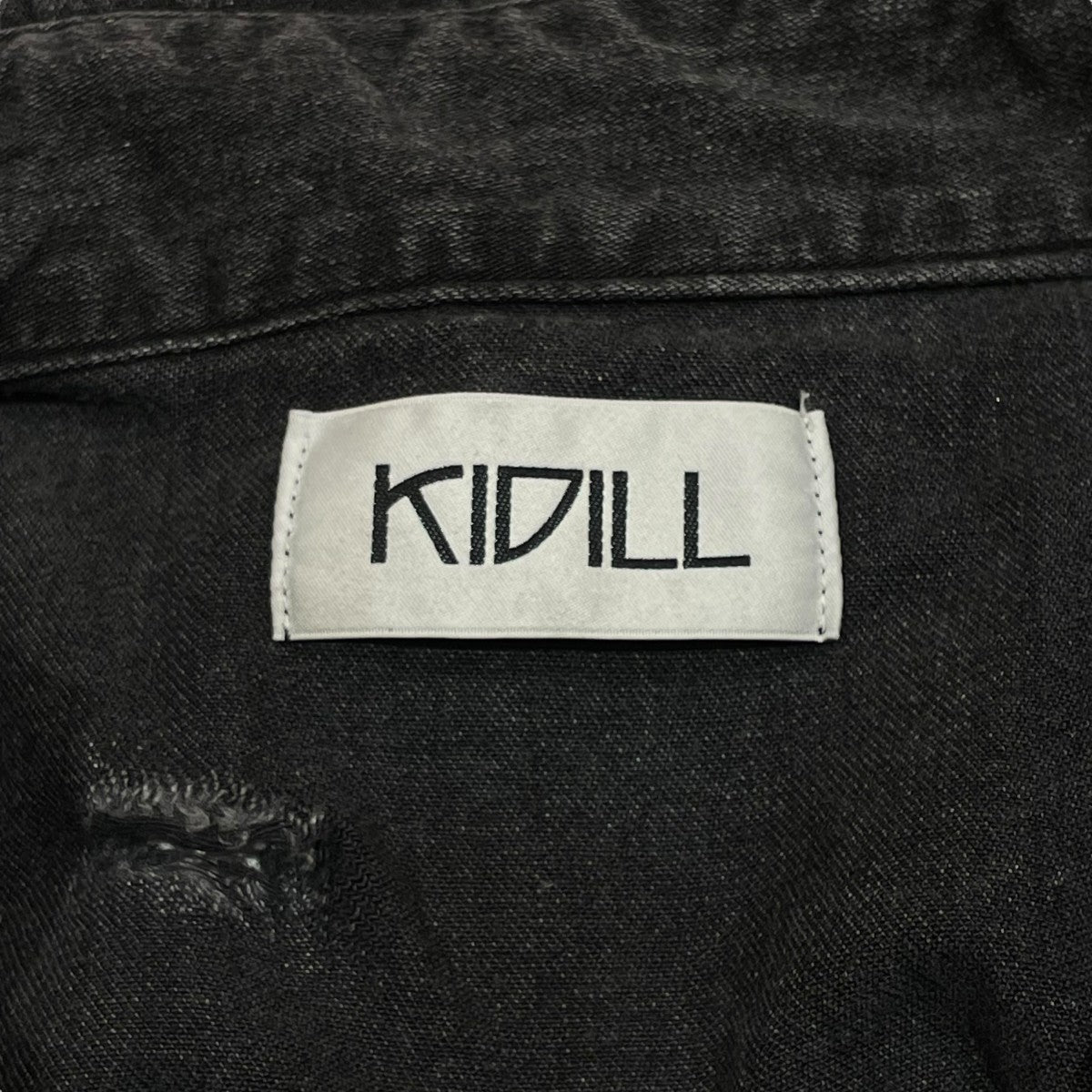 kidill 24ss シャツ KIDILL(キディル) 24SSダメージデニムシャツKL798 KL798