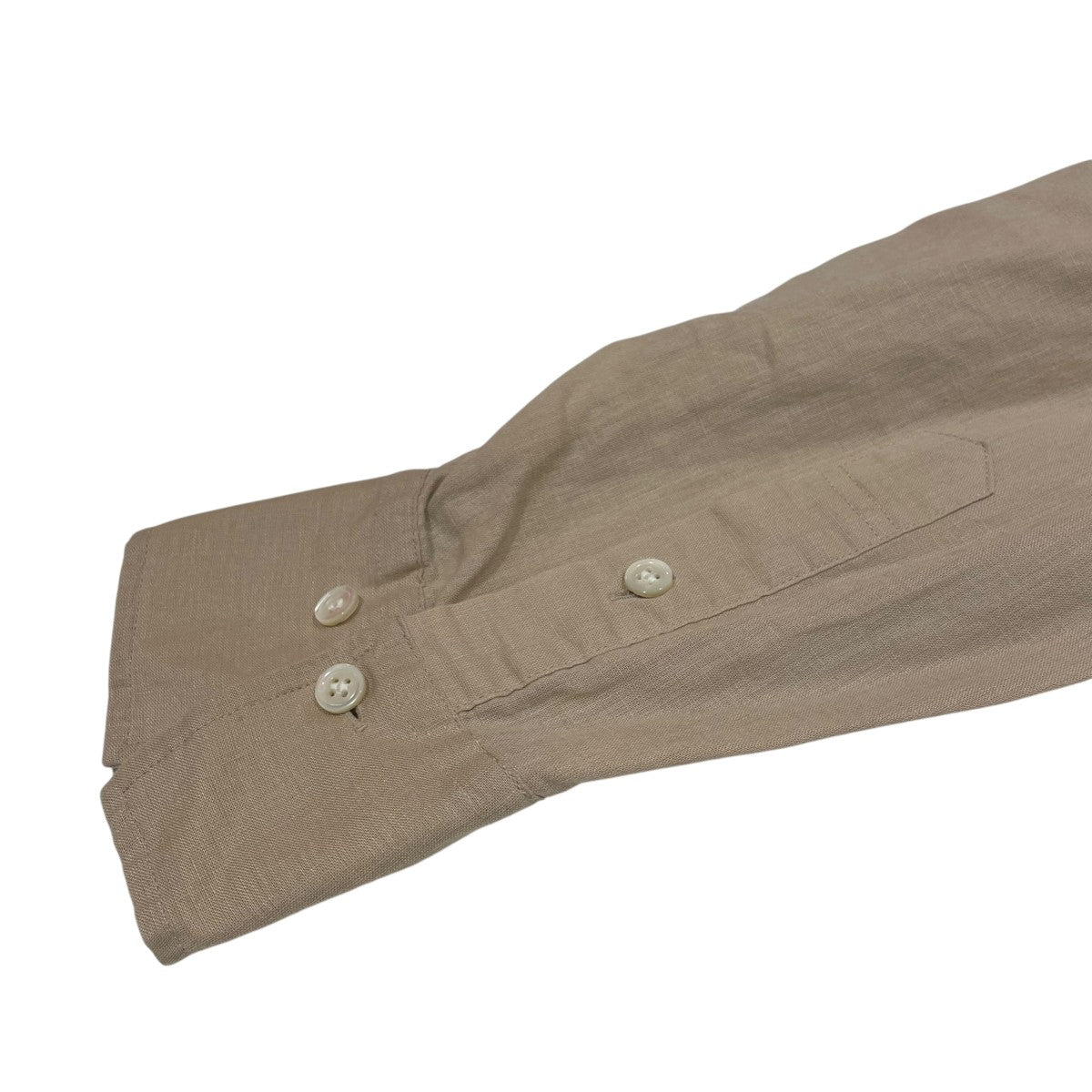 スピックアンドスパン　ラガーシャツ　ベージュ 大人気新品タグ付 スピックアンドスパン ラガーシャツ ベージュ