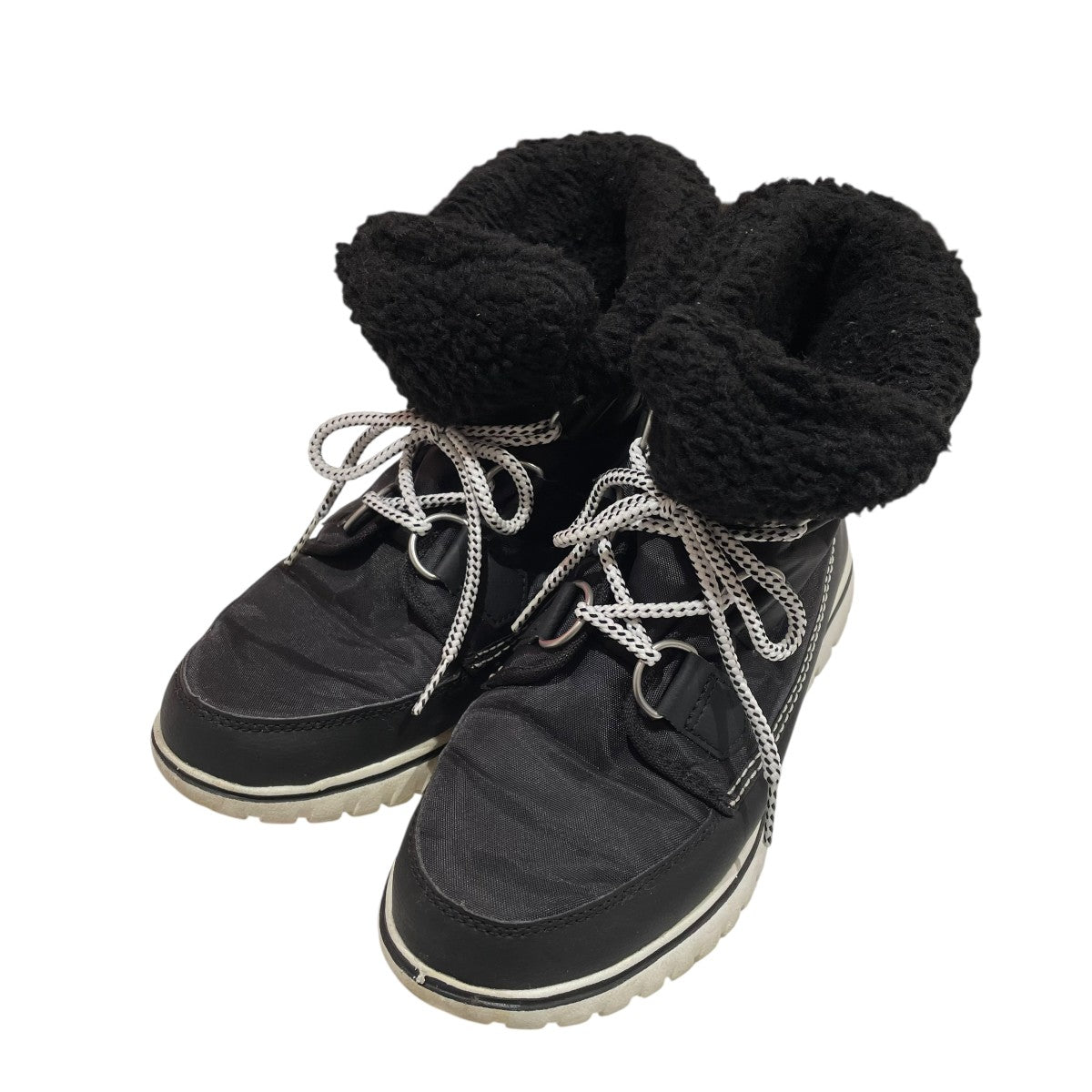 【新品・未使用】SOREL（ソレル）ウィンターブーツ・ブラック・24cm SOREL(ソレル) ショートブーツ ブラック サイズ 24.5｜【公式