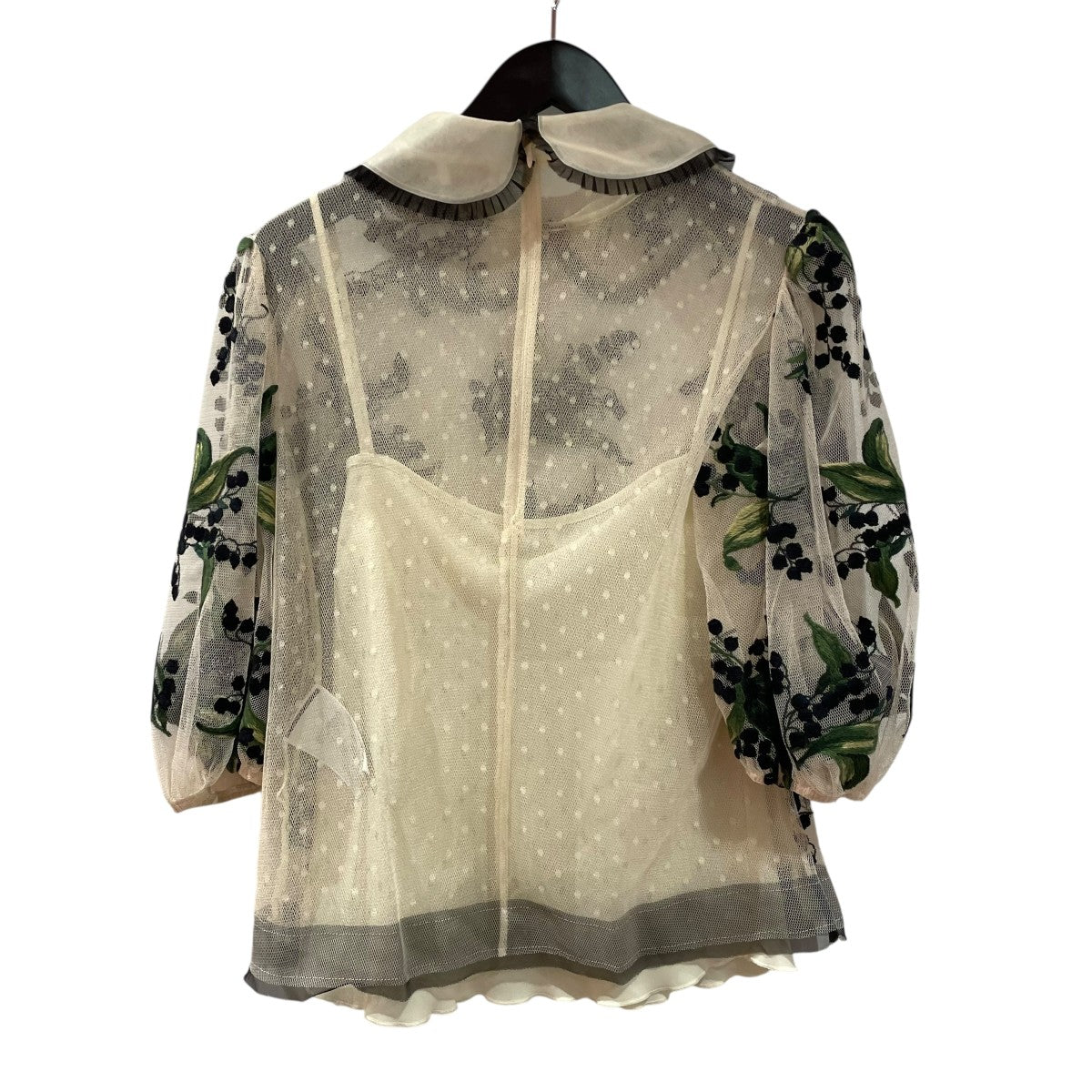 レッドヴァレンティノ　シースルー　シルクオーガンジーブラウス RED VALENTINO(レッドヴァレンティノ) ブラウス・シャツ