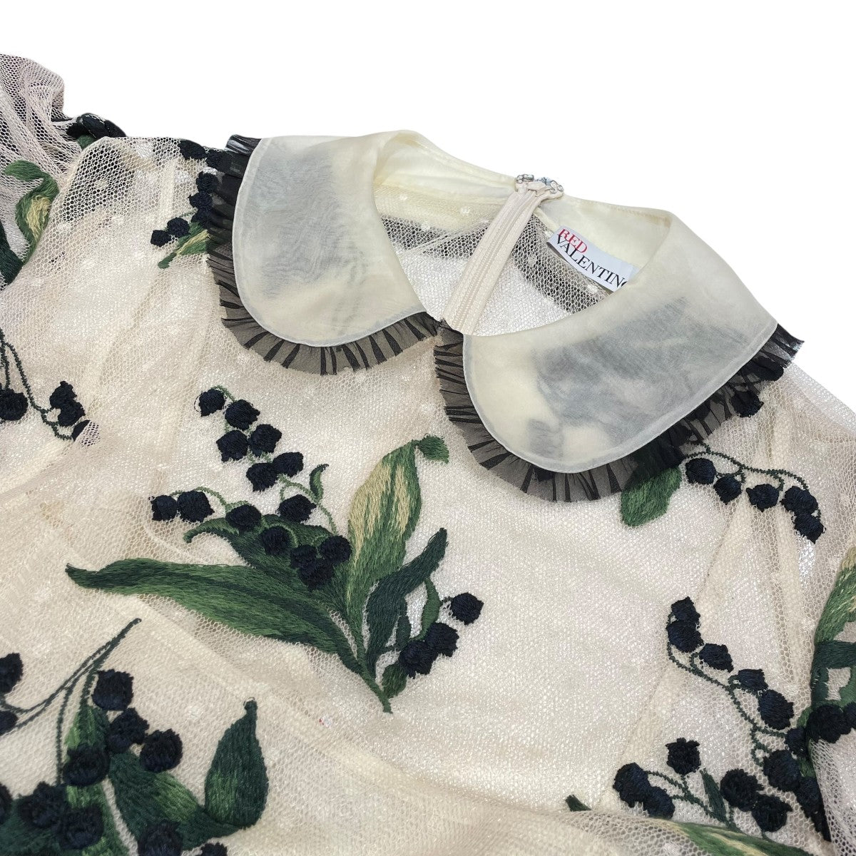 RED VALENTINO 21SSシアーブラウス0000048880 02 古着・中古-3枚目のアイテム画像