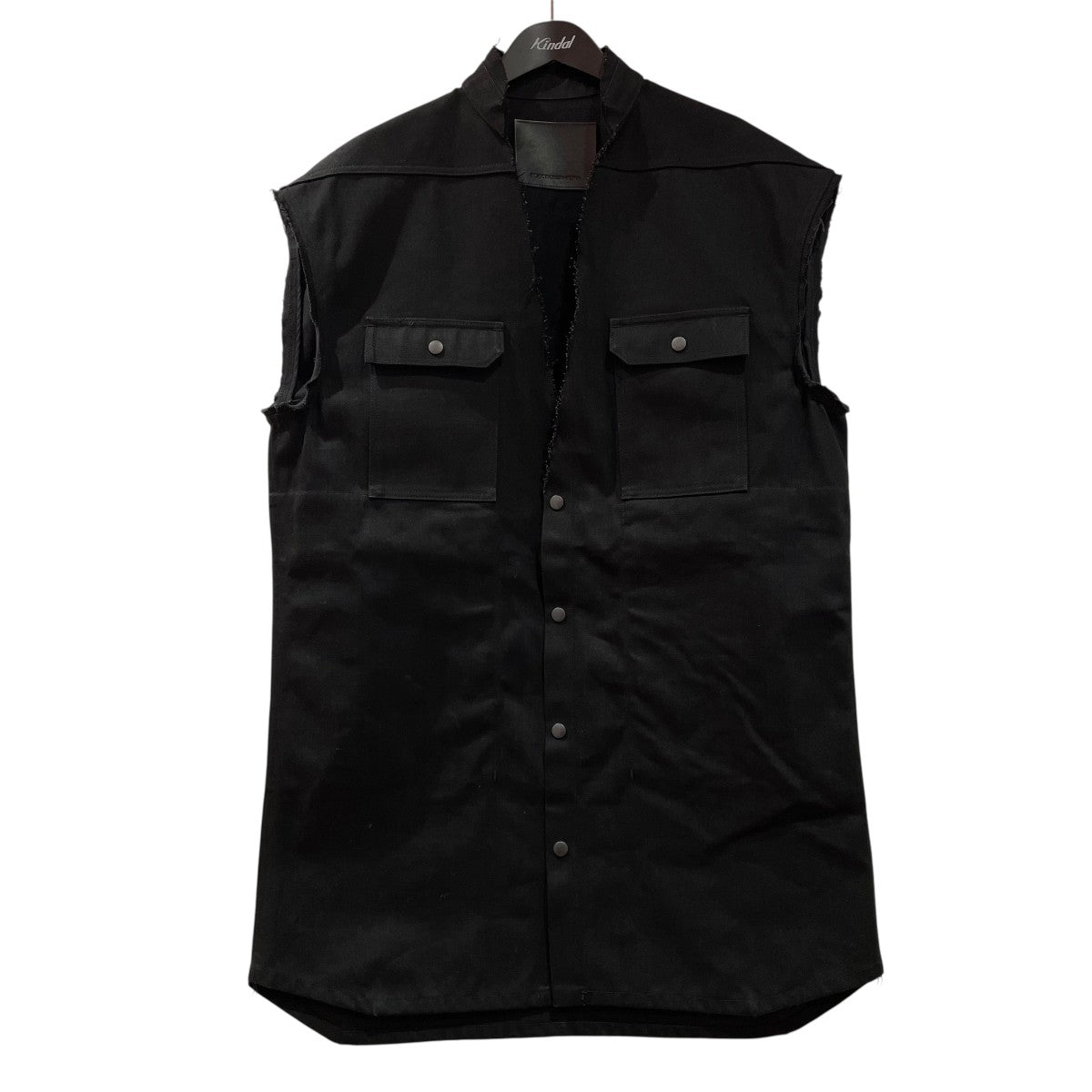 22AWCUT OUT JUMBOベストRR02B2736-HBLKJP