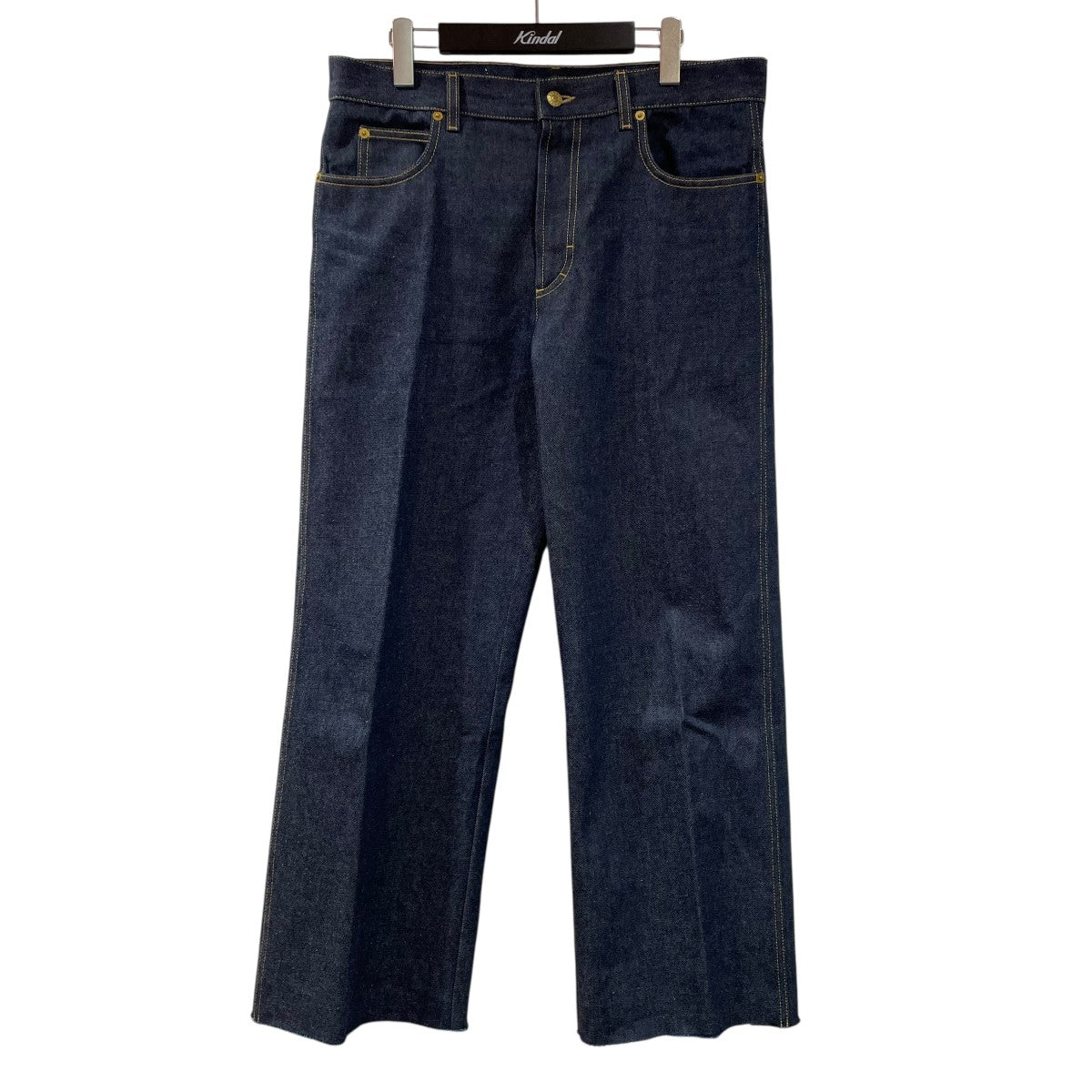 GUCCI グッチ コットン デニムパンツ 26 ブルー ロゴ GUCCI GUCCI/グッチ スネーク デニムパンツ コットン100