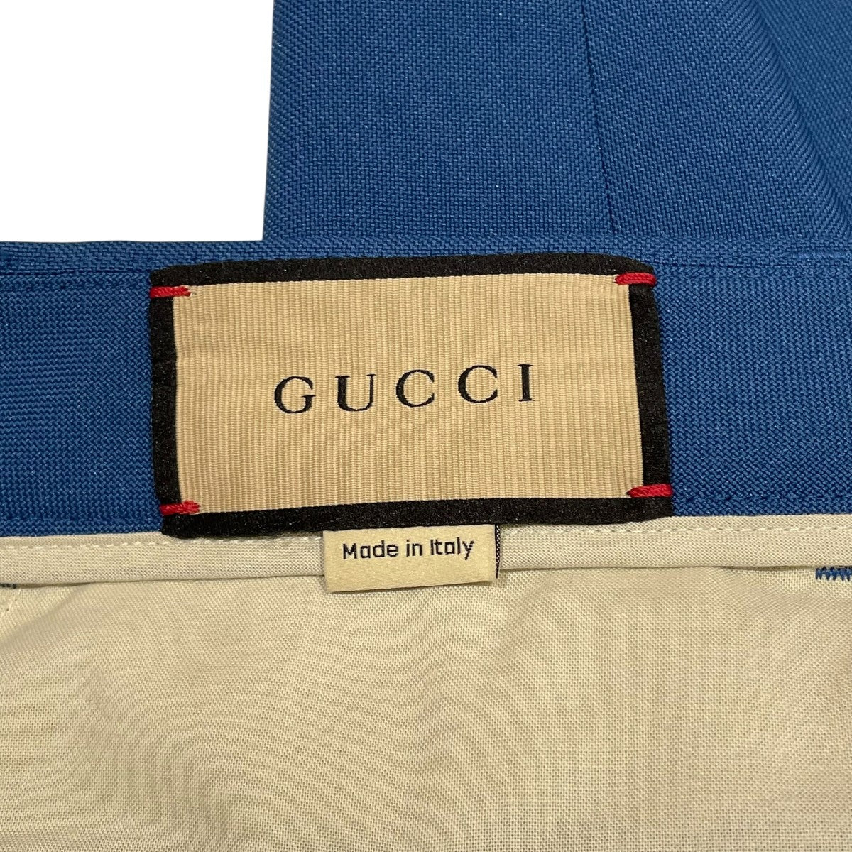 GUCCI(グッチ) コットンパンツ751787 751787 ブルー サイズ 44｜【公式