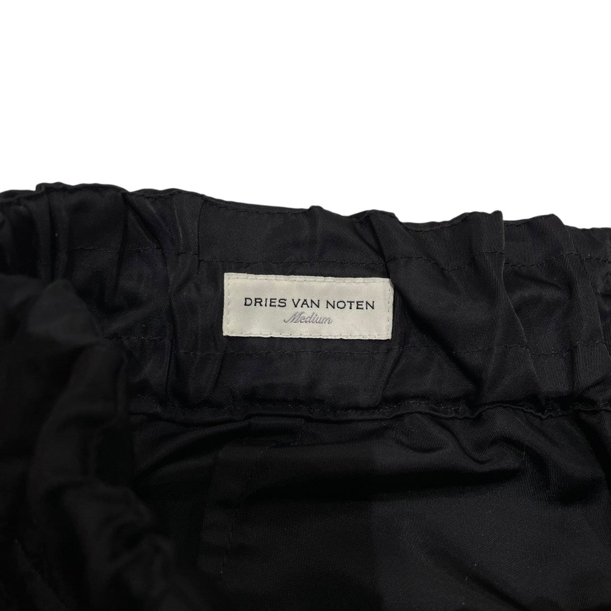 DRIES VAN NOTEN(ドリスヴァンノッテン) ナイロンパンツ ブラック