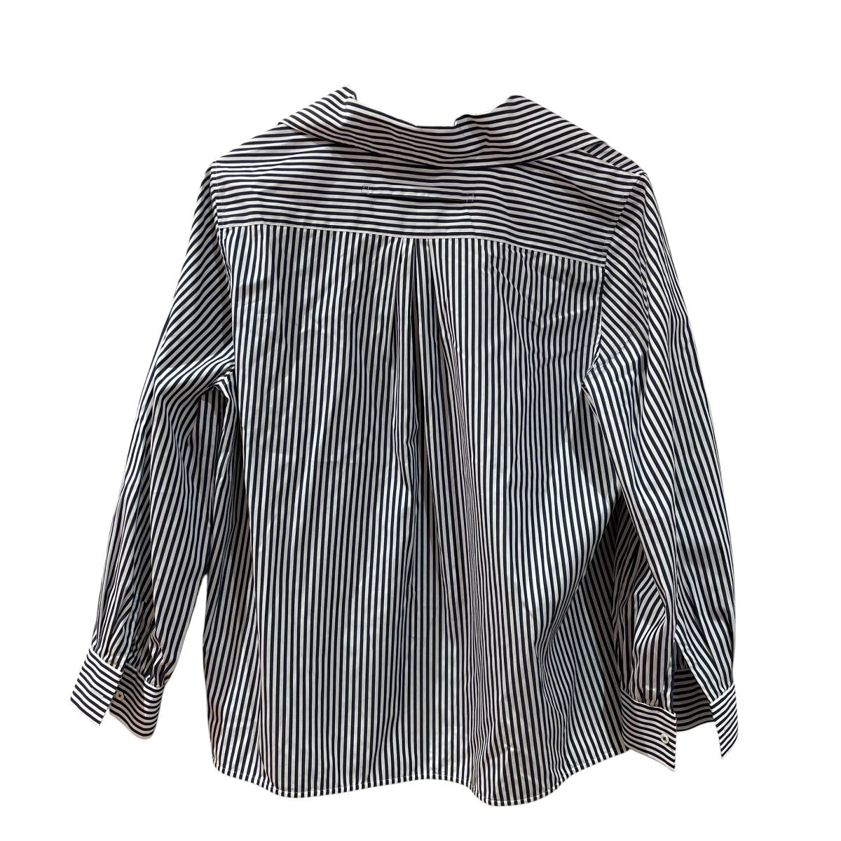 新品タグ付き　TICCA ティッカ　ストライプ　バンドカラー　ブラウス　シャツ TICCA(ティッカ) ストライプシャツ0241401013 0241401013