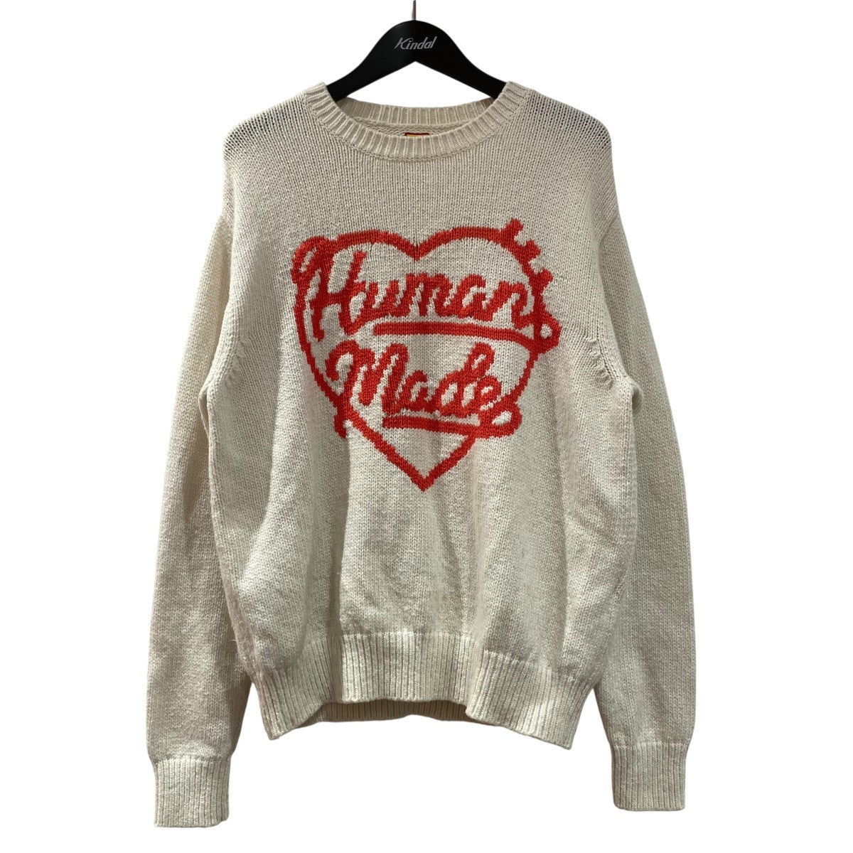 HUMAN MADE(ヒューマンメイド) ニット アイボリー サイズ L
