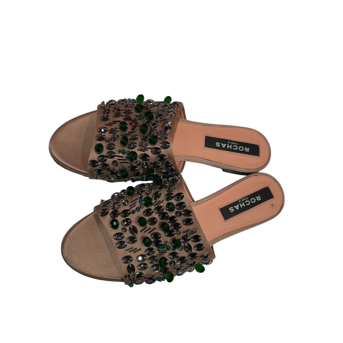 ロシャス　ROCHAS ブラウン　バックル　サンダル 新品未使用】ロシャスROCHAS ブラウンバックルサンダル