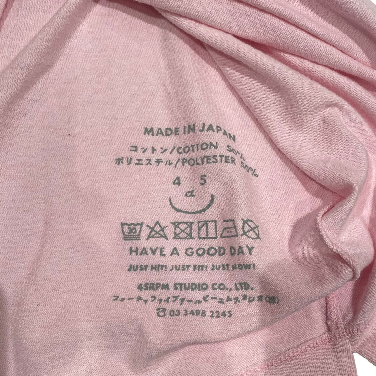45R(フォーティファイブアール) US天竺のサーフくん刺繍45星T