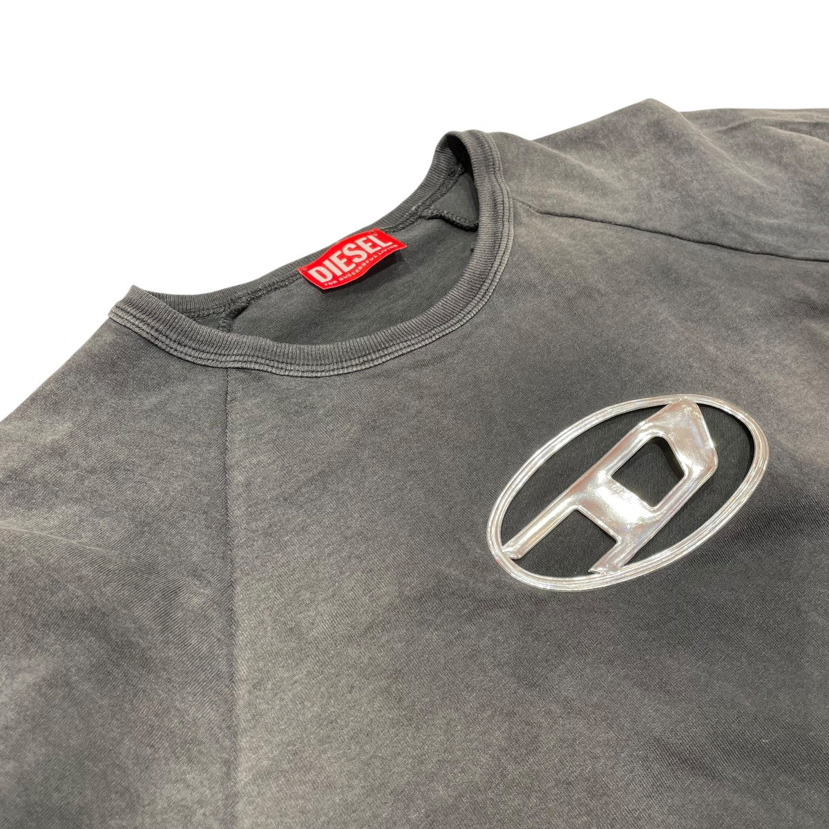 DIESEL ディーゼル K-ROBBY リネン 長袖トップ グレー T-RESPEC-LS トップス｜グレー｜ウィメンズ｜DIESEL