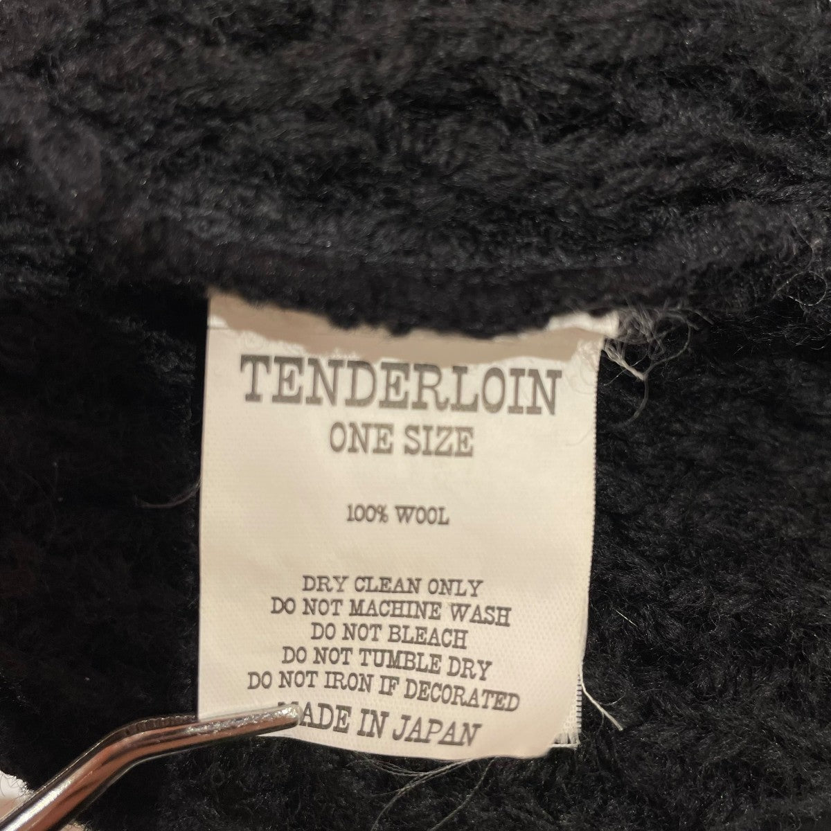 TENDERLOIN(テンダーロイン) ニット帽 ブラック サイズ SIZE ONE