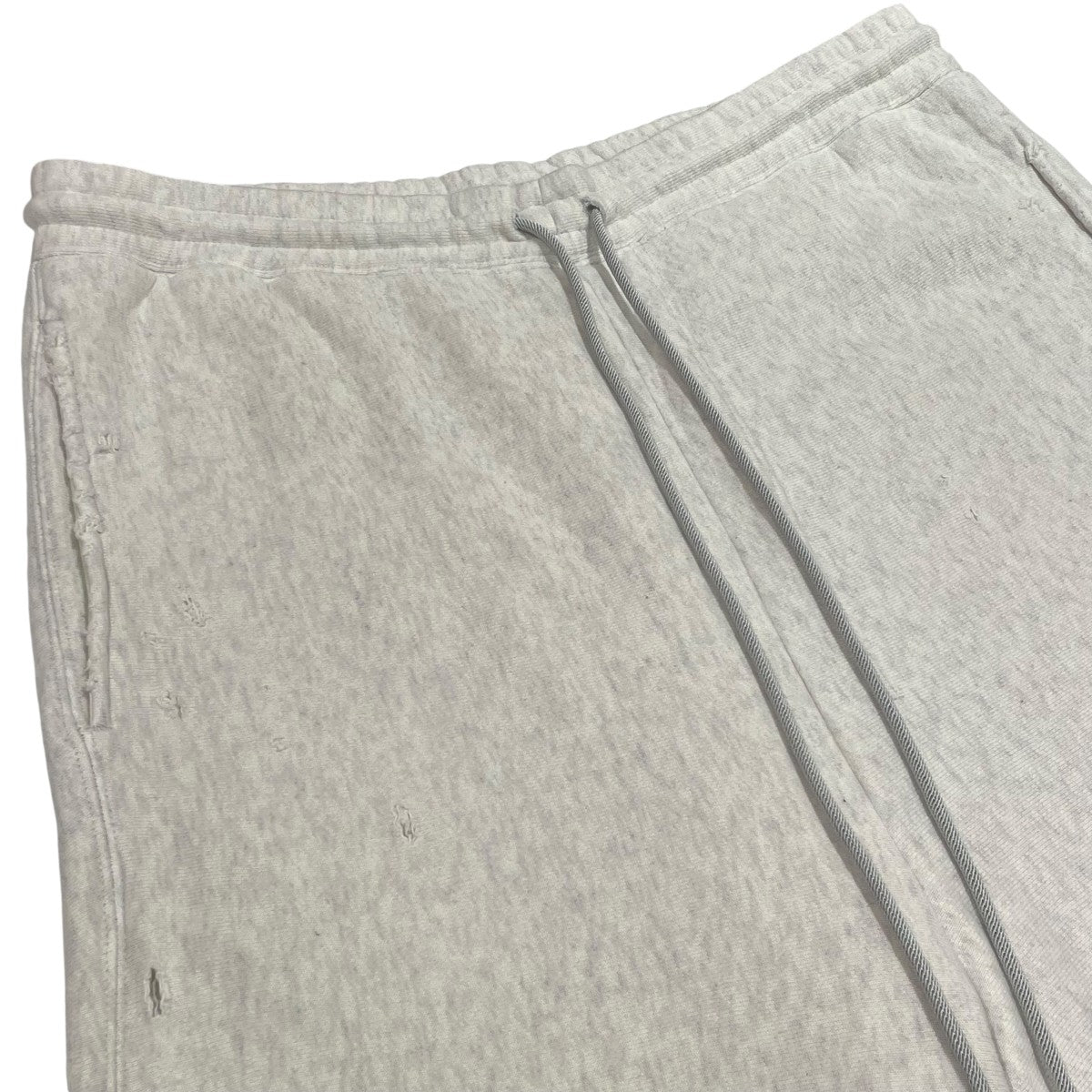 ANCELLM(アンセルム) 23AWCRASH SWEAT LAYERED PANTSダメージ加工