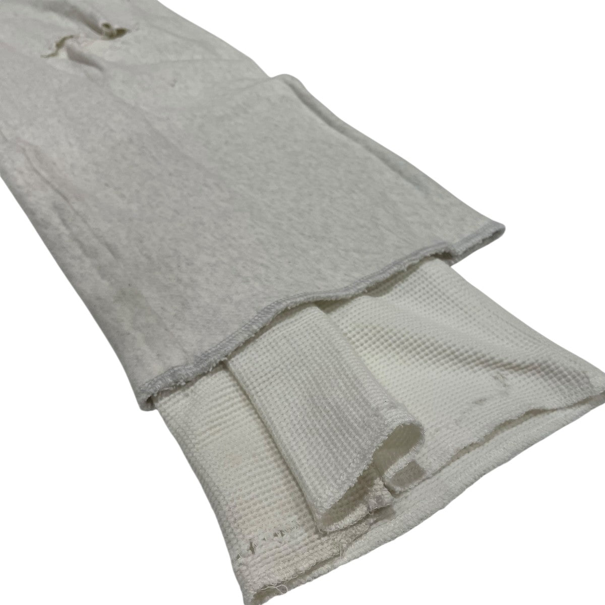 ANCELLM(アンセルム) 23AWCRASH SWEAT LAYERED PANTSダメージ加工