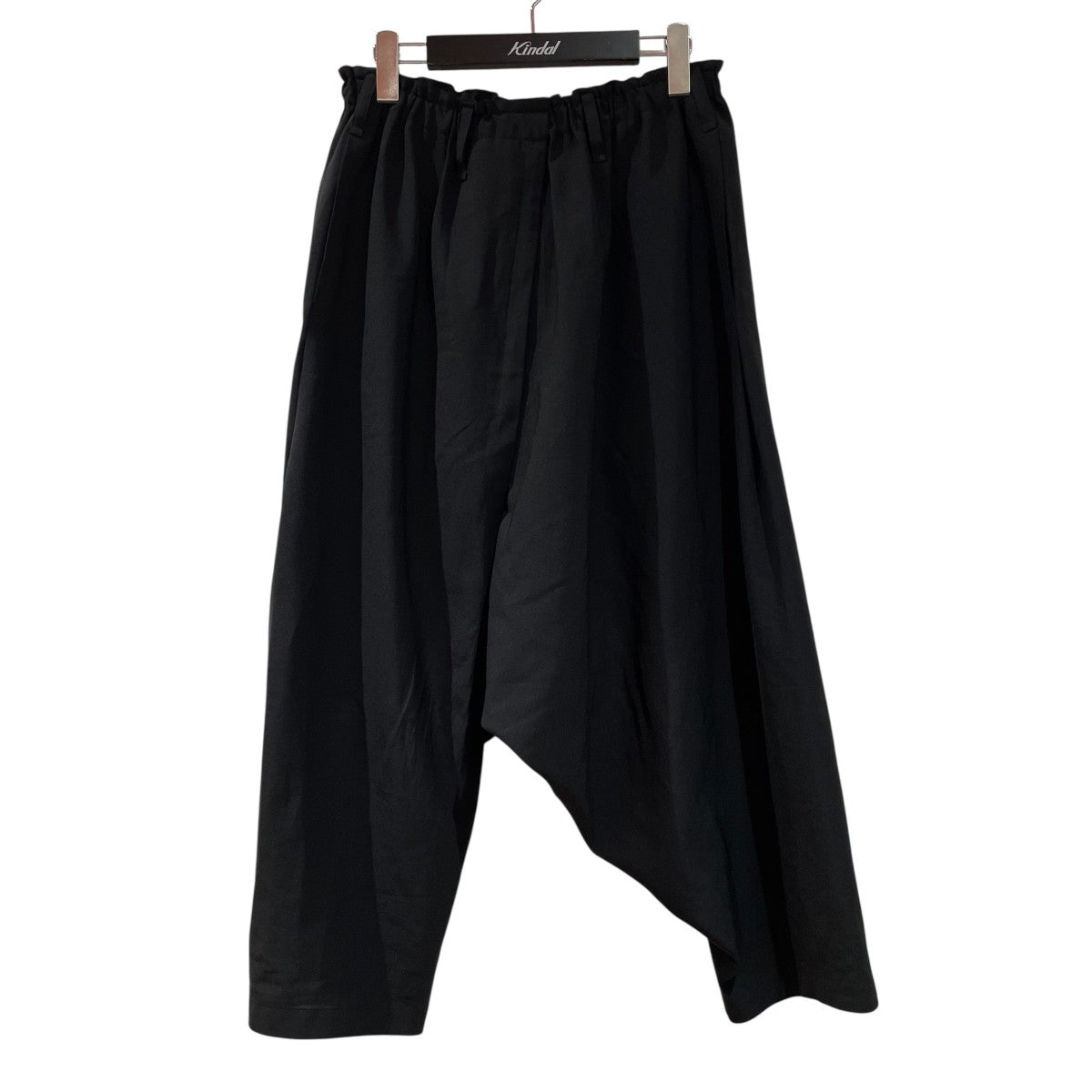 【良品】サイズ2 イッセイミヤケ ブラック サルエルパンツ il55ff112 ISSEY MIYAKE(イッセイミヤケ) サルエルパンツIL55FF112
