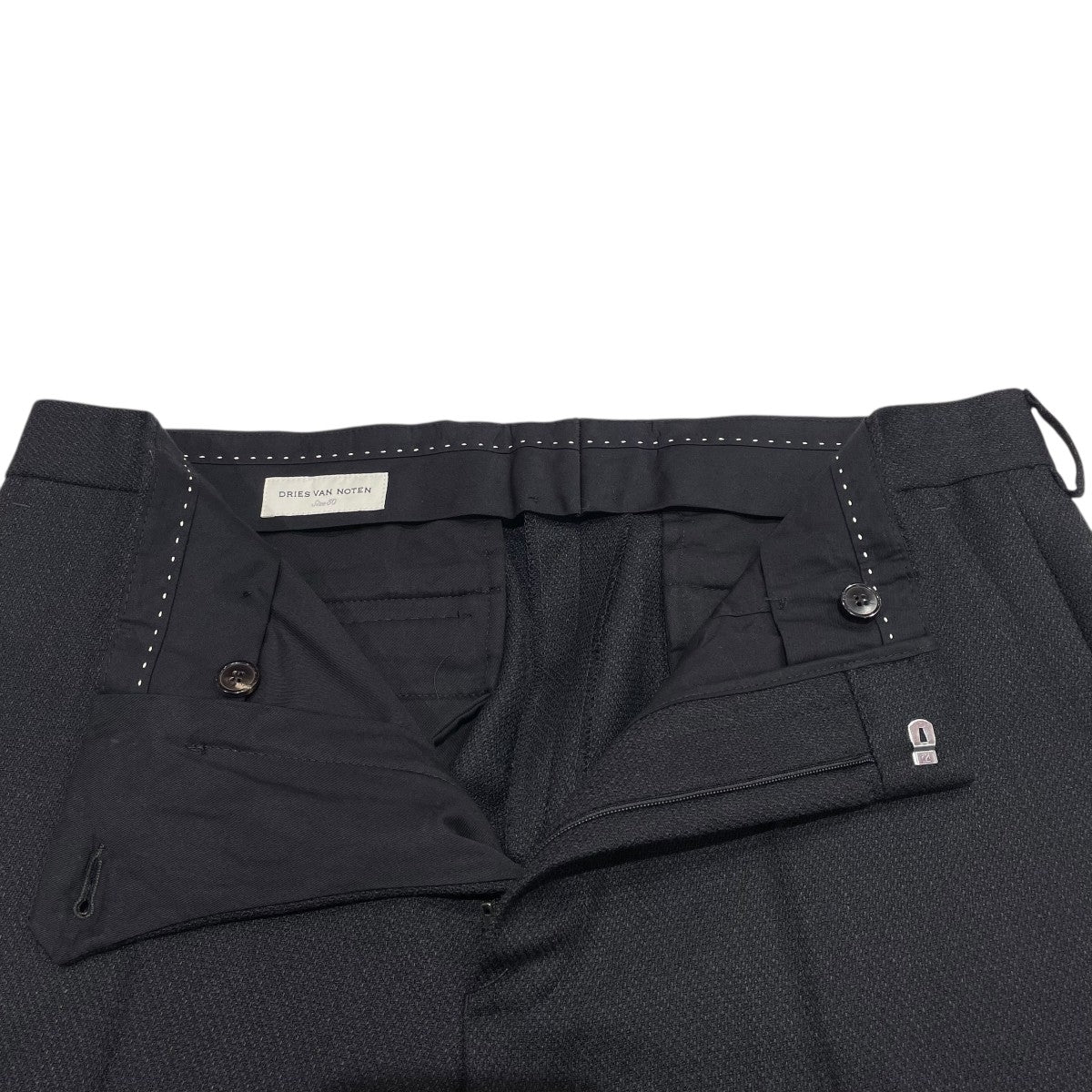 DRIES VAN NOTEN PRELLY 9207 M．W．PANTSスラックス242-020904-9207 古着・中古-3枚目のアイテム画像