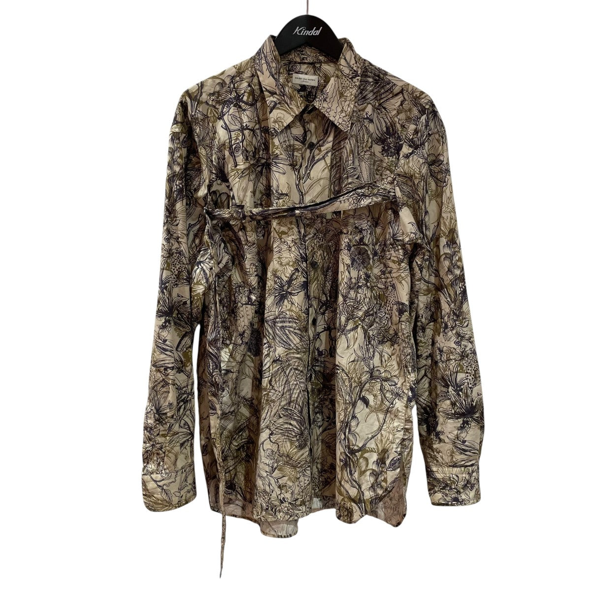 DRIES VAN NOTEN 23AWボタニカルシャツ 古着・中古-1枚目のアイテム画像