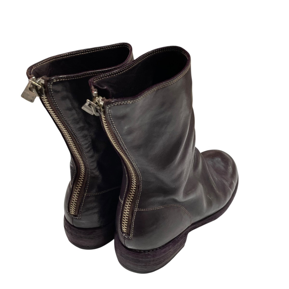 GUIDI(グイディ) バックジップブーツ ブラック サイズ 42