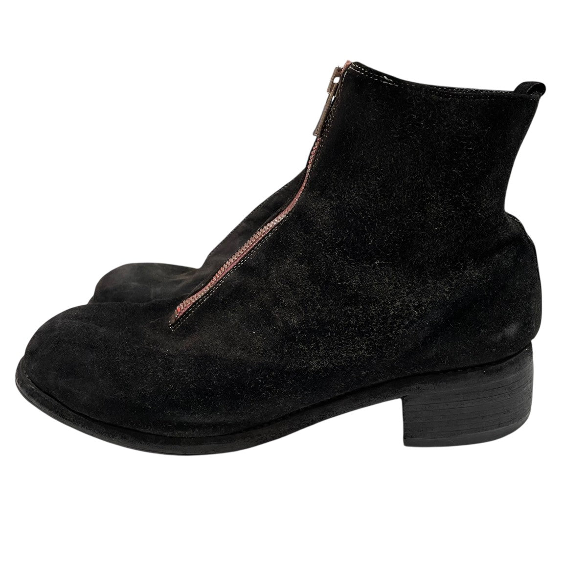 guidi フロントジッパー アンクルブーツ　サイズ40 GUIDI グイディ フロントジップブーツ PL1 RU メンズ ホース