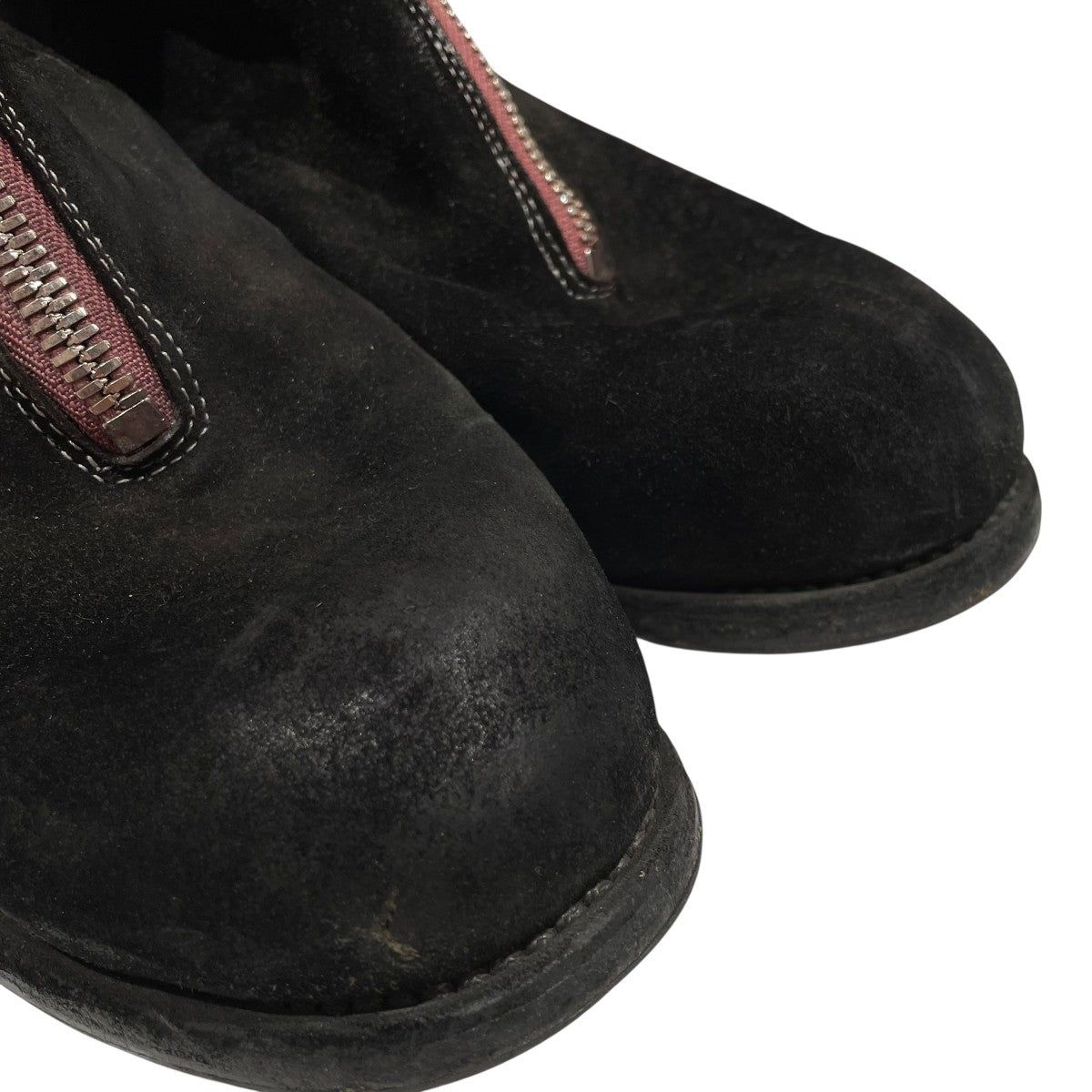 GUIDIグイディ　フロントジップブーツ42 GUIDI(グイディ) フロントジップレザーブーツ ブラック サイズ