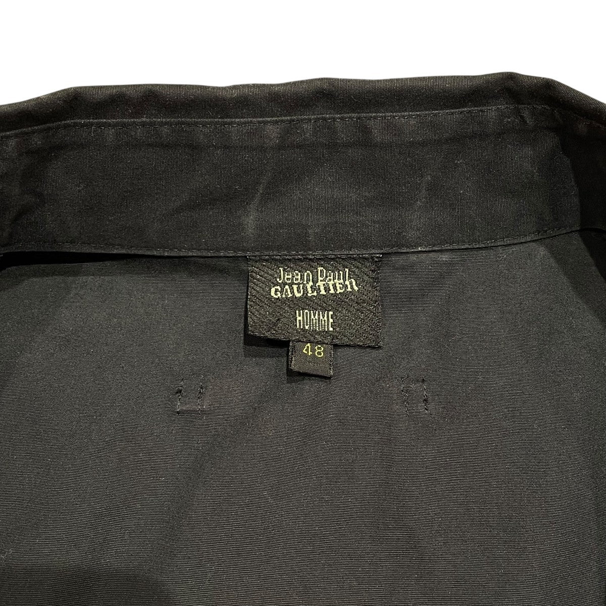 別注 Jean Paul Gaultier SEED ワンピース シャツ 黒 Jean Paul GAULTIER HOMME(ジャンポールゴルチェオム) 長袖