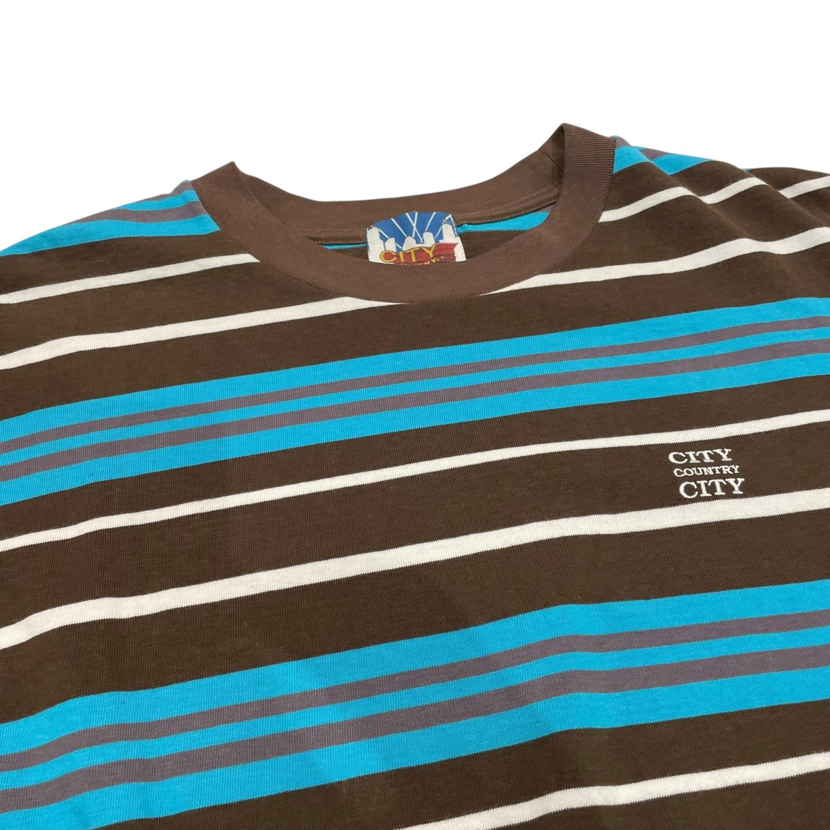 EMB LOGO MULTIBORDER T半袖カットソーCCC-253C008