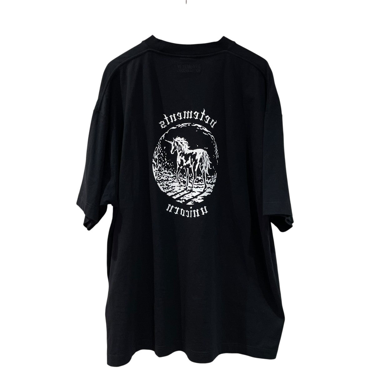 VETEMENTS(ヴェトモン) 21SS ANARCHY GOTHIC LOGO T-SHIRTロゴ 