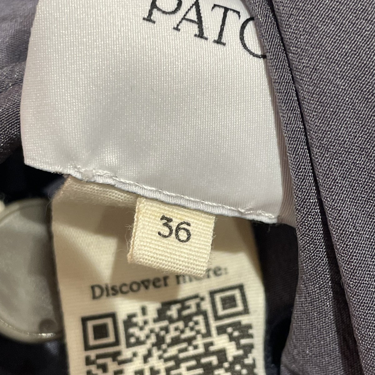 Patou EMBROIDERED SILK TOPシルクシャツTO0220013910A 古着・中古-7枚目のアイテム画像