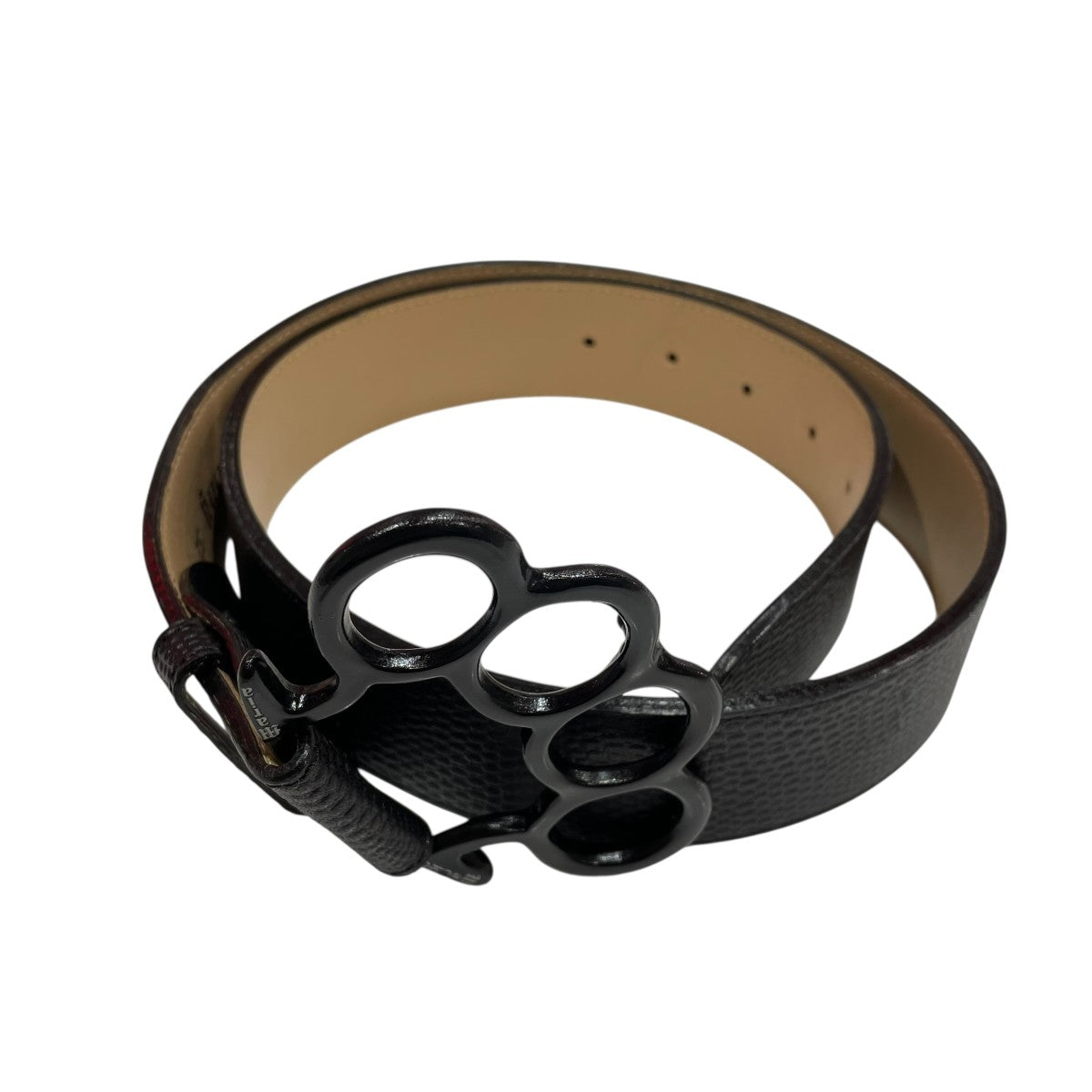 WACKO MARIA Johnny Leather BeltベルトJOHNNY-WM-BL05 古着・中古-1枚目のアイテム画像